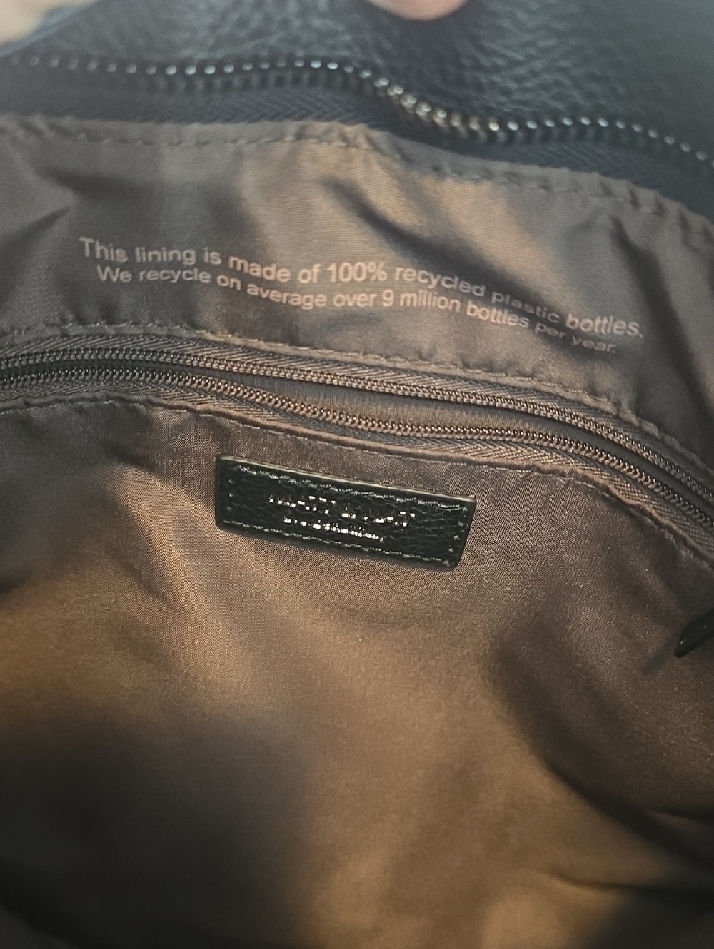 Matt & Nat Black Vegan Leather Flap Sevan Backpack - Picture 5 of 9